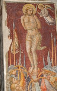 St Sebastian, Mariotto di Nardon fresko, Santa Maria Maggioren kirkko, Firenze (UNESCOn maailmanperintöluettelo
