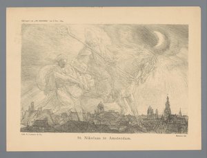 St. Nikolaas te Amsterdam (otsikko esineessä) tekijältä Marius Bauer