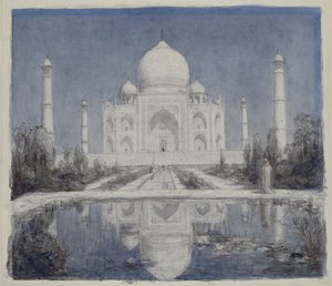Taj Mahal kuunvalossa tekijältä Marius Bauer