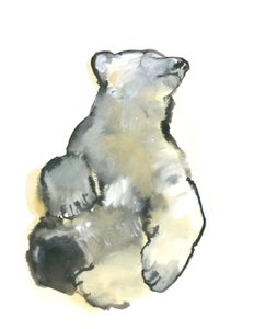 Bliss, 2015, (akvarelli paperille) tekijältä Mark Adlington