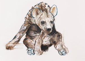 Hyaena Pupp (pää alaspäin), 2019 tekijältä Mark Adlington