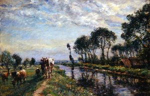 The Waterways (öljy kankaalle)