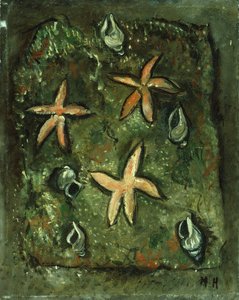 Tähtikaloja ja kuoria tekijältä Marsden Hartley