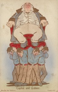 Pääoma ja työ (väri litho)