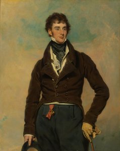 Gentlemanin muotokuva, noin 1815-1830 (öljy kankaalle)