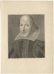 William Shakespearen muotokuva tekijältä Martin Droeshout (II)