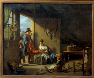 Kauppias. Martin Drollingin (1752-1817) maalaus