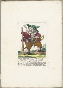 De dwerg Christl Vestnbalkh, noin 1710 Christl Vestnbalkh, Bürg Schütz lähellä tirolilaista kiviloukkua Ranskan Bayrian murtovarkaudessa (nimi esineessä) Il Callotto resurcitato tai vastikään kalustettu pieni kaappi (sarjan nimi) tekijältä Martin Engelbrecht (attributed to)
