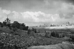 Jerusalem ja Getsemanen puutarha, 1937