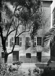 Talo, jossa Napoleon syntyi, Ajaccio, Korsika, 1937.