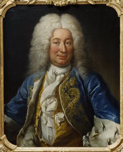 Le roi Frederic I de Suede - Ruotsin kuninkaan Frederick I:n (1676-1751) muotokuva, kirjoittaneet Mijtens (Meytens), Martin van nuorempi (1695-1770). Öljy kankaalle tekijältä Martin II Mytens or Meytens