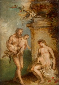 Satyr-lasten koulutus tekijältä Martin Johann Schmidt
