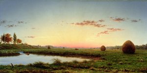 Heinäpinot Newburyportin suolla, 1862 tekijältä Martin Johnson Heade