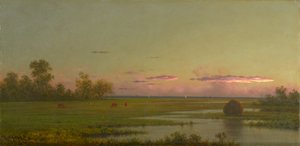 Salt Marsh Southportissa, Connecticutissa, noin 1862-1863 tekijältä Martin Johnson Heade