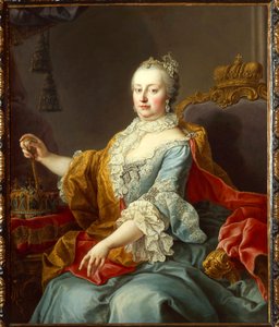 Pyhän Rooman keisarinna Maria Teresan muotokuva