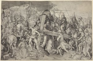 Kristus kantaa ristiä tekijältä Martin Schongauer