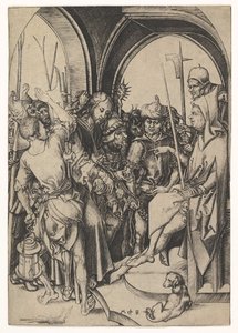 Kristus ennen Hannasta, n. 1435-1491. tekijältä Martin Schongauer