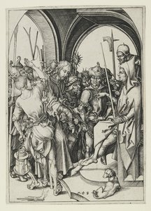 Kristus ennen Hannasta, 1400-luvun loppu tekijältä Martin Schongauer