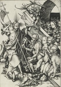 Kristus Limbossa, 1400-luvun loppu tekijältä Martin Schongauer