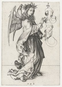 Enkeli Gabriel Ilmoitus (sarjan nimi) tekijältä Martin Schongauer
