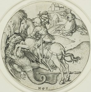 Saint George tekijältä Martin Schongauer