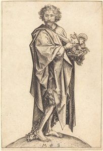 Pyhä Johannes Kastaja tekijältä Martin Schongauer