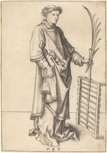 Pyhä Lawrence tekijältä Martin Schongauer