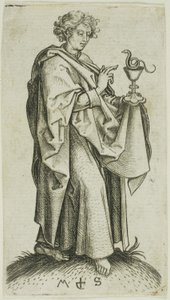 Johannes, apostoleista tekijältä Martin Schongauer