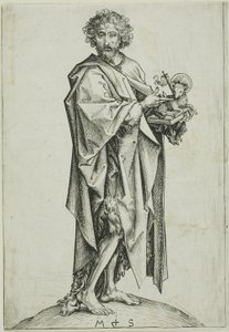 Johannes Kastaja tekijältä Martin Schongauer