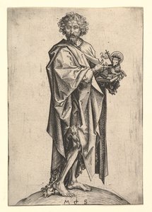 Pyhä Johannes Kastaja, n. 1435-1491. tekijältä Martin Schongauer