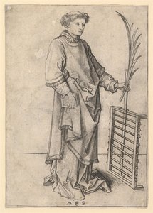 St. Lawrence, n. 1435-1491. tekijältä Martin Schongauer