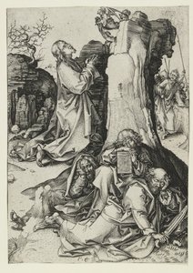 Agony in the Garden, 1400-luvun loppu tekijältä Martin Schongauer