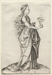 Viides viisas neitsyt. tekijältä Martin Schongauer