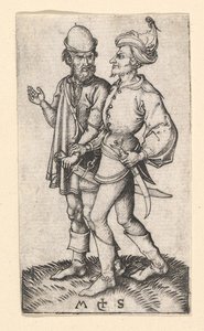 Kaksi turkkilaista, n. 1435-1491. tekijältä Martin Schongauer