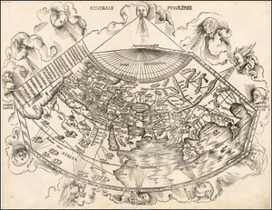 Martin Waldseemüllerin laatima Ptolemaioksen maailmankartta vuodelta 1513. tekijältä Martin Waldseemuller