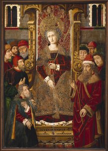 Pyhä Helena tekijältä Martin & Ximenez Miguel (fl.1466 1505) Bernat