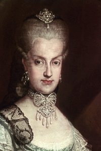 Maria Carolinan muotokuva Itävallan Maria Carolinasta