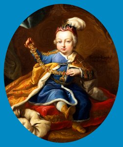 Prinssi Joseph, tuleva Itävallan keisari Joseph II lapsena, 1700-luku tekijältä Martin van Mytens II