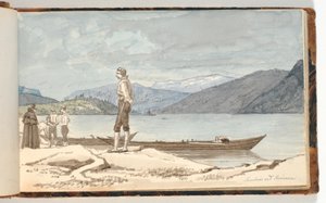 Ylityspaikka. Figuurit veneillä tekijältä Martinus Rørbye