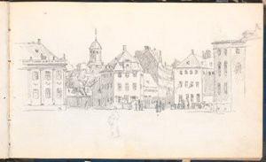 Juhla Kgs. Nytorv tekijältä Martinus Rørbye