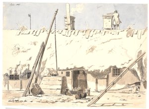 Vesterbyn observatorio Læsøssä tekijältä Martinus Rørbye