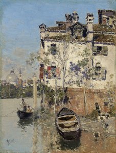 Venetsia, Talo kanavan varrella, noin 1900