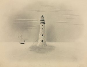 Eddystonen majakka, 1840.