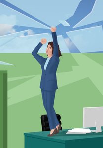 Breaking the Glass Ceiling, 2017 (digitaalinen)