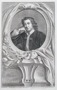 Thomas Otway, kaiverrus Jacobus Houbraken (1698-1780) Amsterdam, 1741 tekijältä Mary Beale
