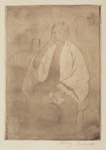 Muotokuva taiteilijan äidistä tekijältä Mary Cassatt