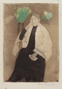 Muotokuva taiteilijan äidistä, n. 1889-1890. tekijältä Mary Cassatt