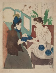 Iltapäivän teekutsut tekijältä Mary Cassatt