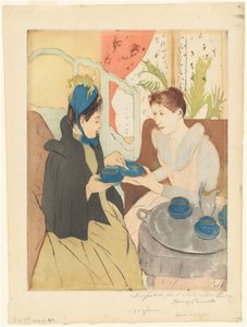 Iltapäivän teekutsut tekijältä Mary Cassatt