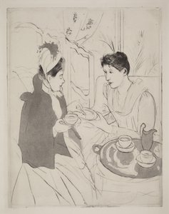 Iltapäivän teekutsut tekijältä Mary Cassatt